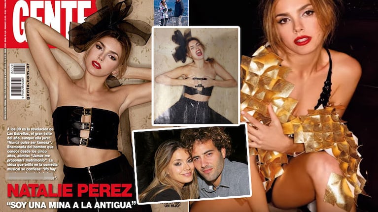 Natalie Pérez, estrella de tapa súper sexy y consejo hot (Foto: revista Gente)