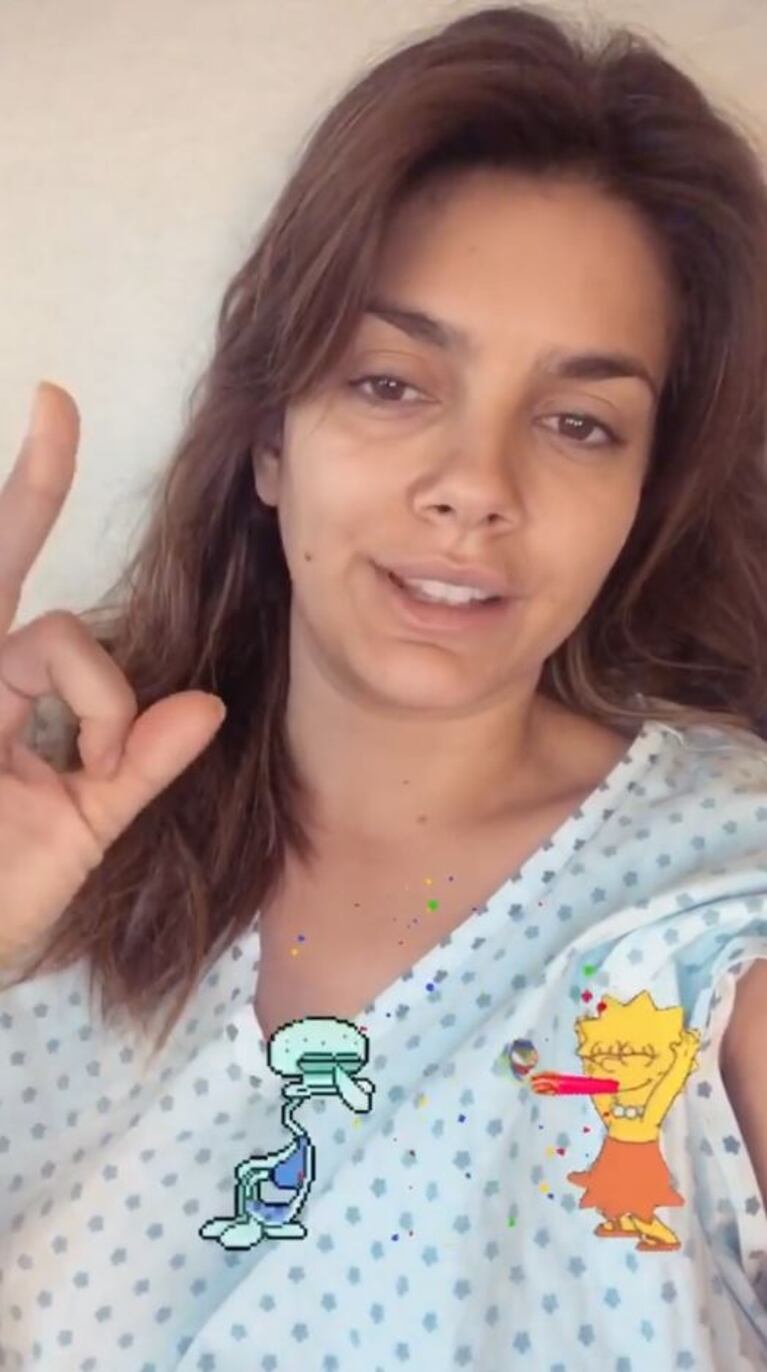 Natalie Pérez habló desde la clínica, tras ser internada por una hemorragia: "Me siento mejor; gracias por el amor"