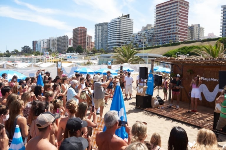 Natalie Pérez pasó la tarde con Fede Bal en Mar del Plata