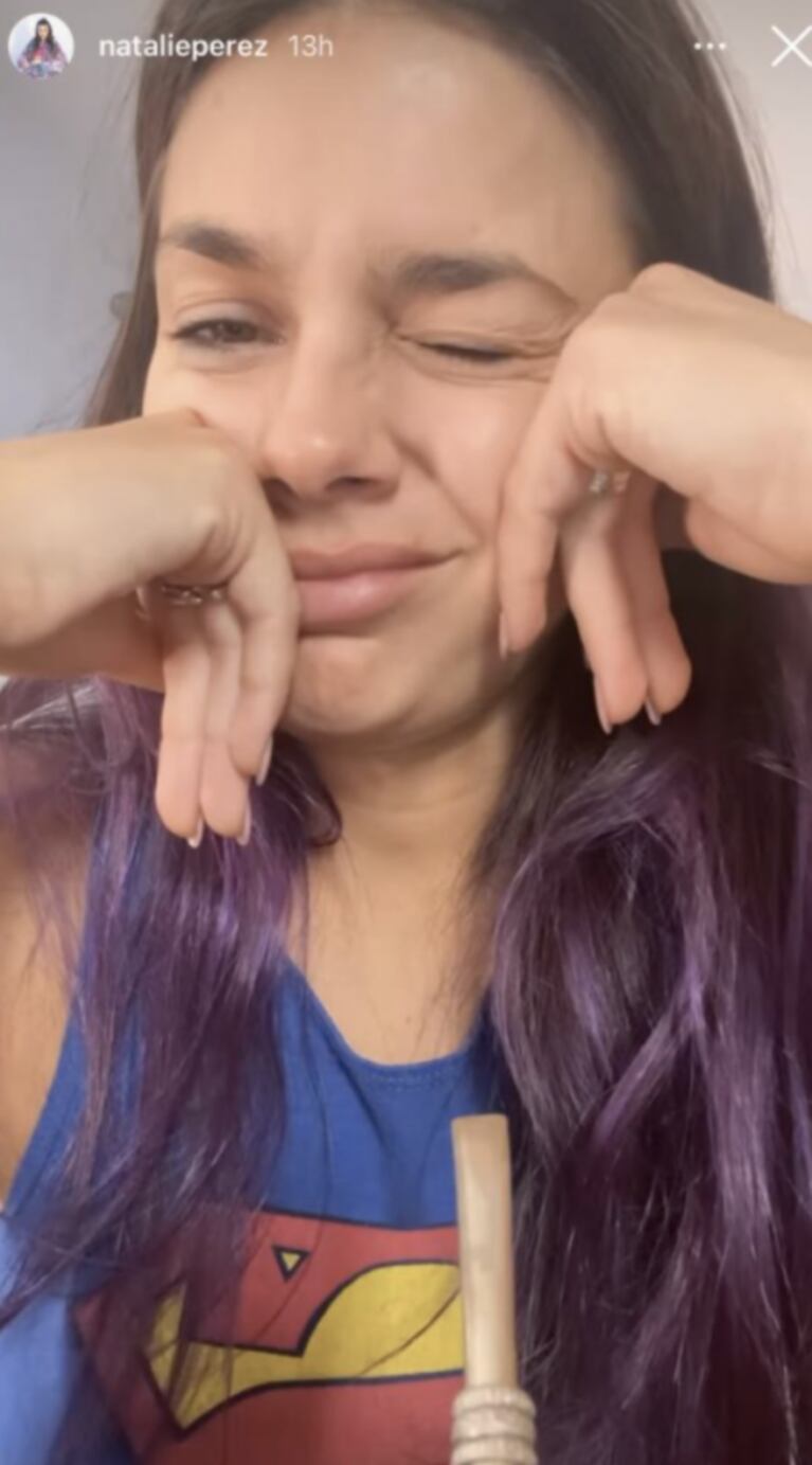 Natalie Pérez sorprendió con un cambio de look: se tiñó el cabello de un color fantasía