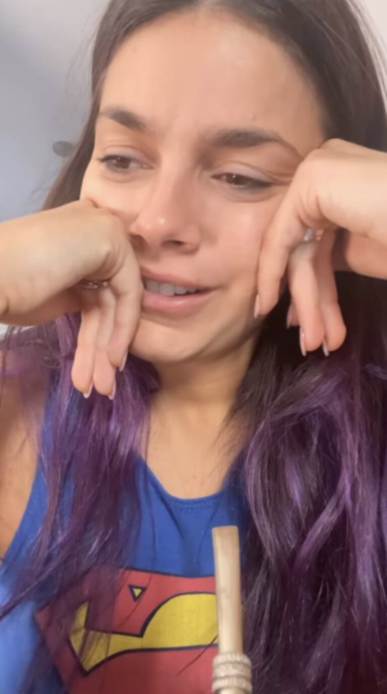 Natalie Pérez sorprendió con un cambio de look: se tiñó el cabello de un color fantasía