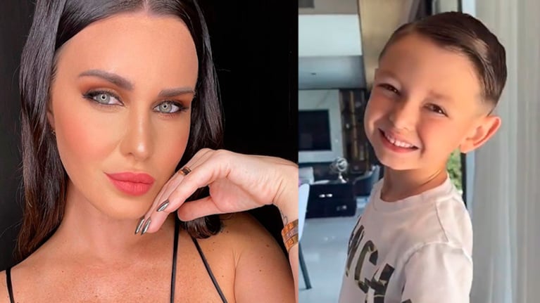 Natalie Weber admitió que le está costando que su hijo duerma solo en su cuarto.