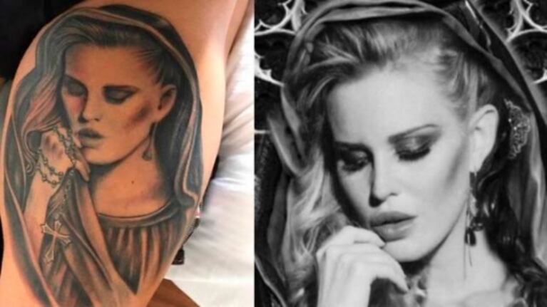 Natalie Weber contó que Mauro Zárate se tatuó su cara en el brazo y tuvo que taparlo: "Yo había quedado diabólica"