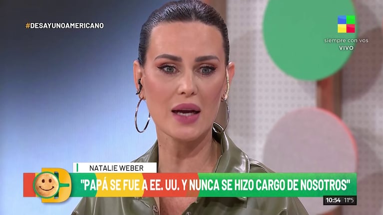 Natalie Weber en Desayuno Americano.