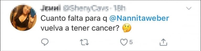 Natalie Weber reveló los inhumanos mensajes que recibe en las redes: "Hace 6 meses que me escriben esto"