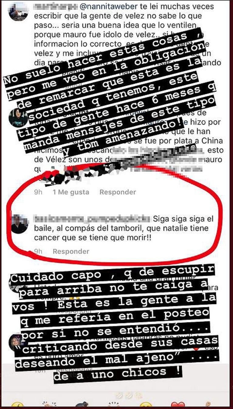Natalie Weber reveló los inhumanos mensajes que recibe en las redes: "Hace 6 meses que me escriben esto"