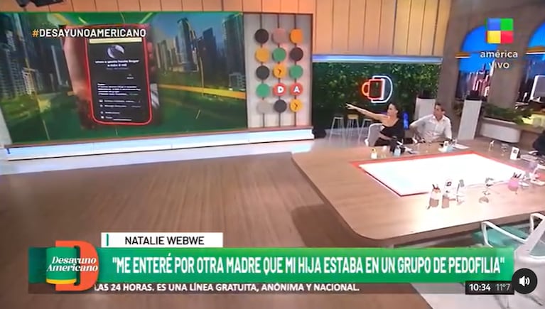 Natalie Weber reveló que su hija cayó en un chat de pedofilia: su testimonio