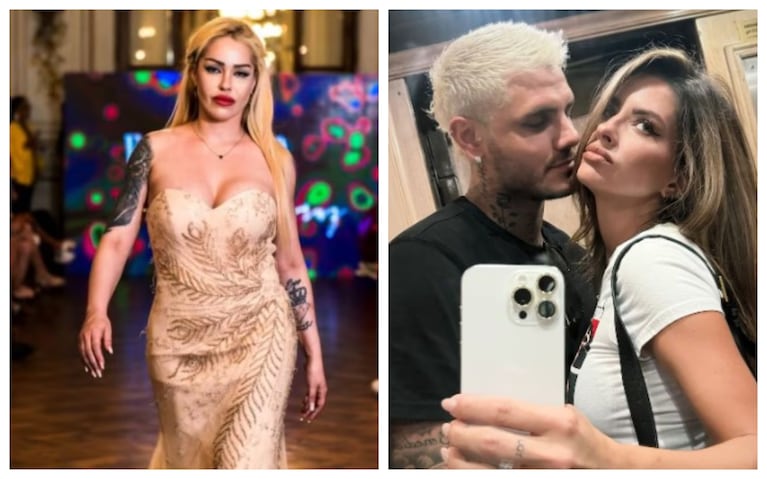 Natasha Rey reveló que Mauro icardi le escribe por Instagram | Créditos: Instagram @natasharey1 @mauroicardi