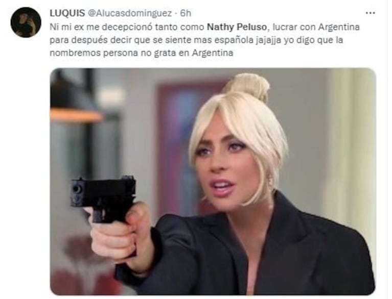 Nathy Peluso salió al cruce de las críticas tras asegurar que se siente más española que argentina