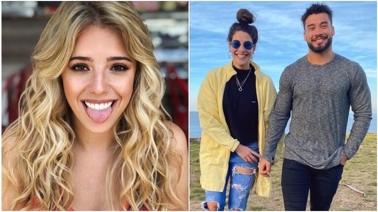 Nati Jota se burló de su amor fulminante por Bruno Siri (Fotos: Instagram)