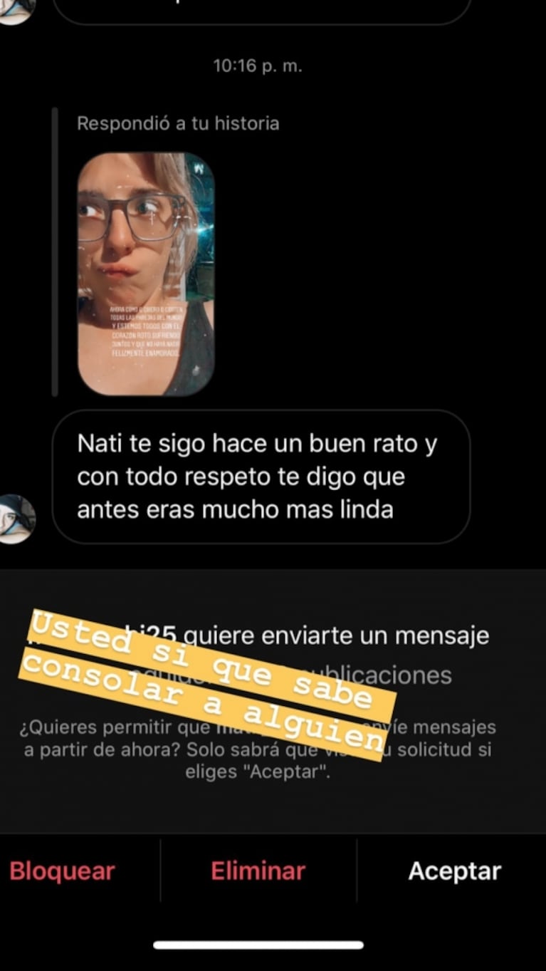 Nati Jota se separó de Bruno Siri tras casi dos años de noviazgo y dio el motivo: "Nos dejamos de entender"