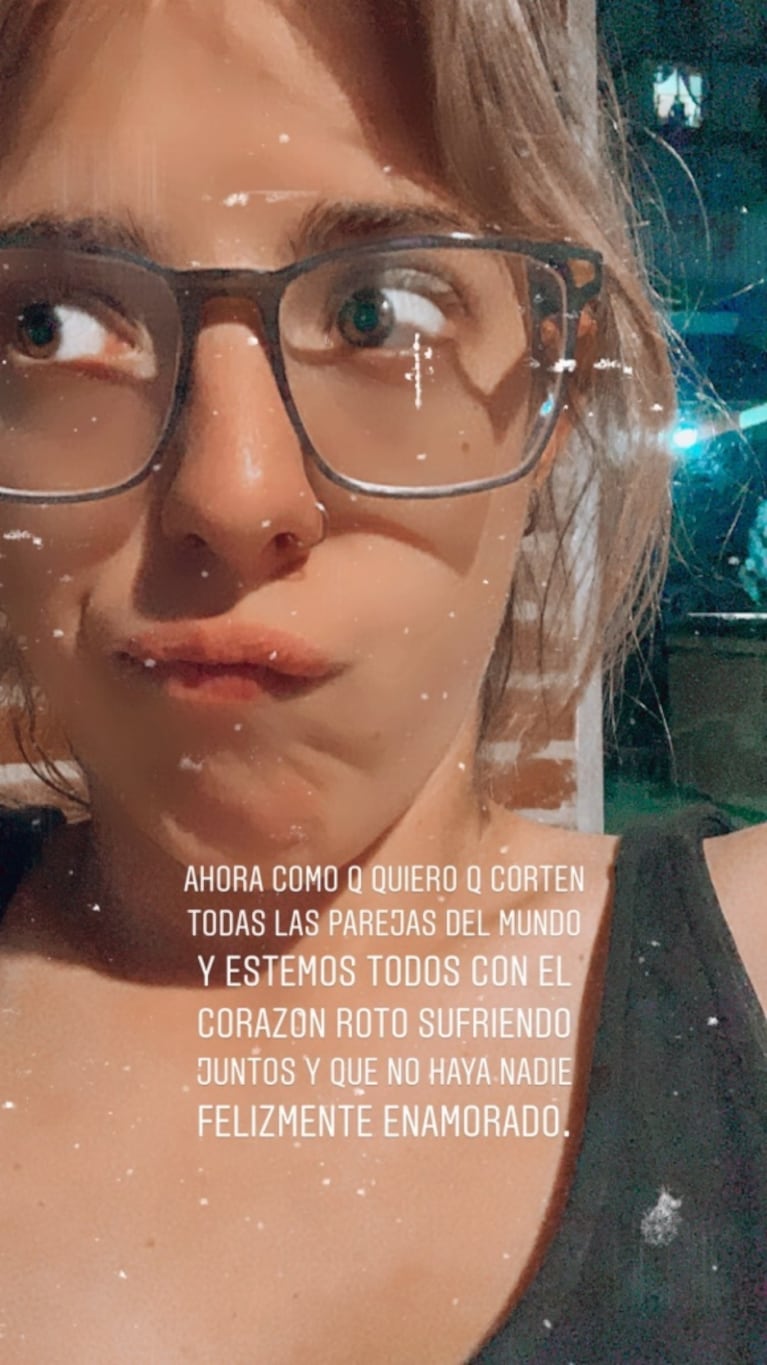 Nati Jota se separó de Bruno Siri tras casi dos años de noviazgo y dio el motivo: "Nos dejamos de entender"