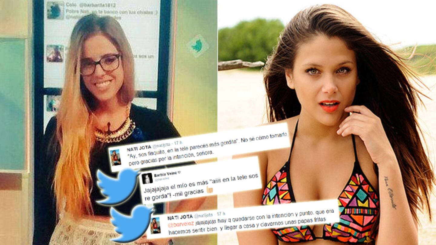 Nati Jota y Barbie Vélez se toman con humor los "piropos" callejeros (Foto: Twitter y web)