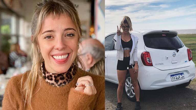 Nati se cruzó con un seguidor que se refirió con ironía a sus piernas.