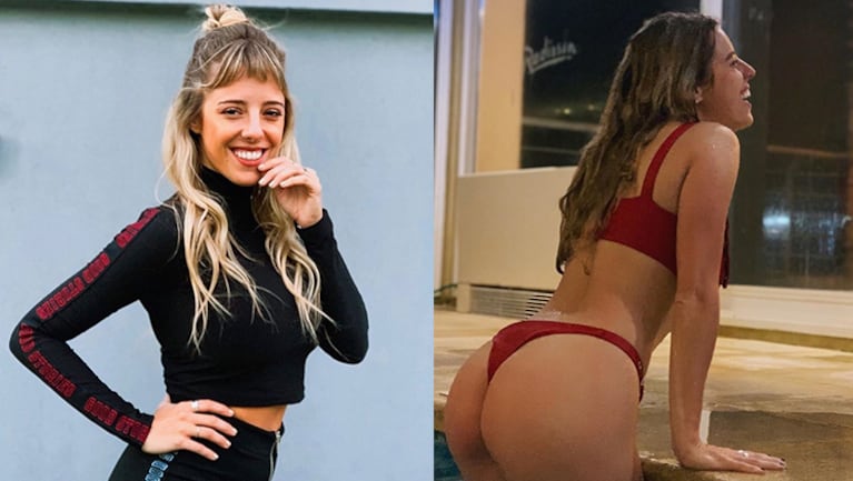 Nati se refirió con humor al primer plano de su cola.