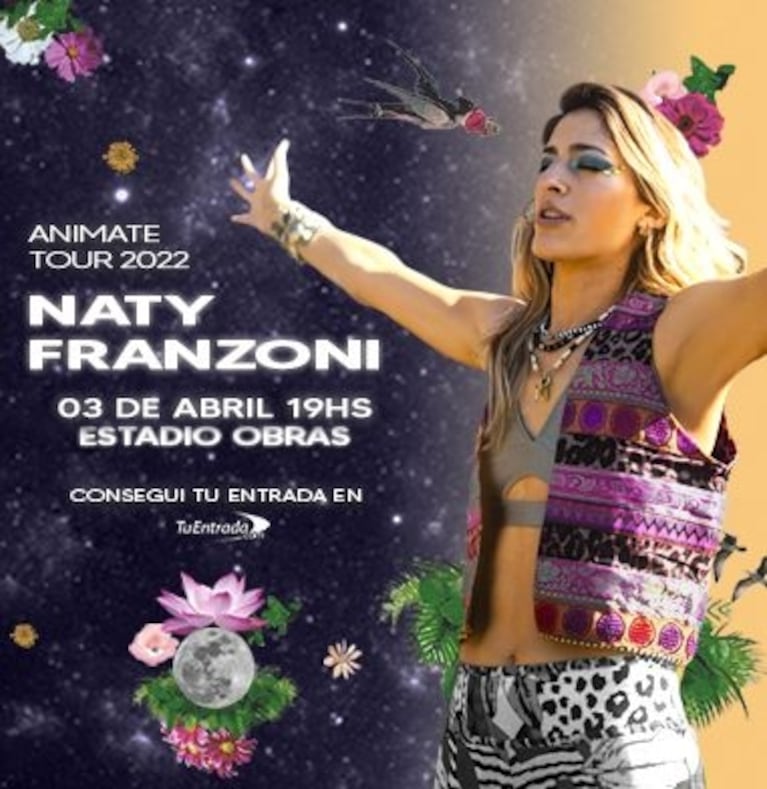 Naty Franzoni se presenta con su Animate Tour