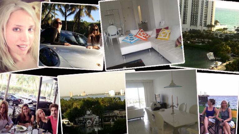 Nazarena Nóbile y su nueva vida en Miami. (Foto: Facebook)