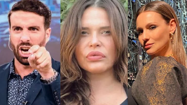 Nazarena Vélez apuntó con todo contra Flavio Azzaro por haberle dicho "cornuda" a Pampita.