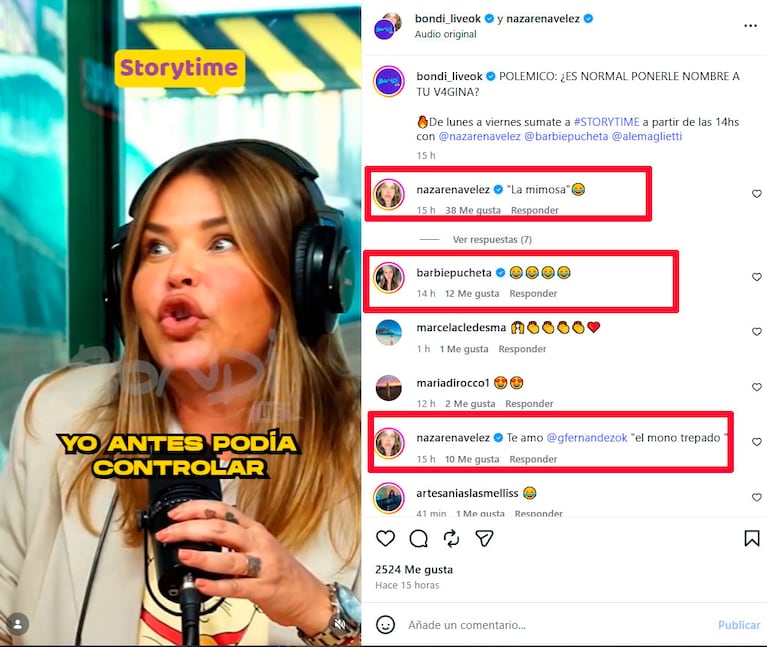 Nazarena Vélez, Barbie y Ale Maglietti revelaron el insólito nombre que le pusieron a sus partes íntimas (Instagram)