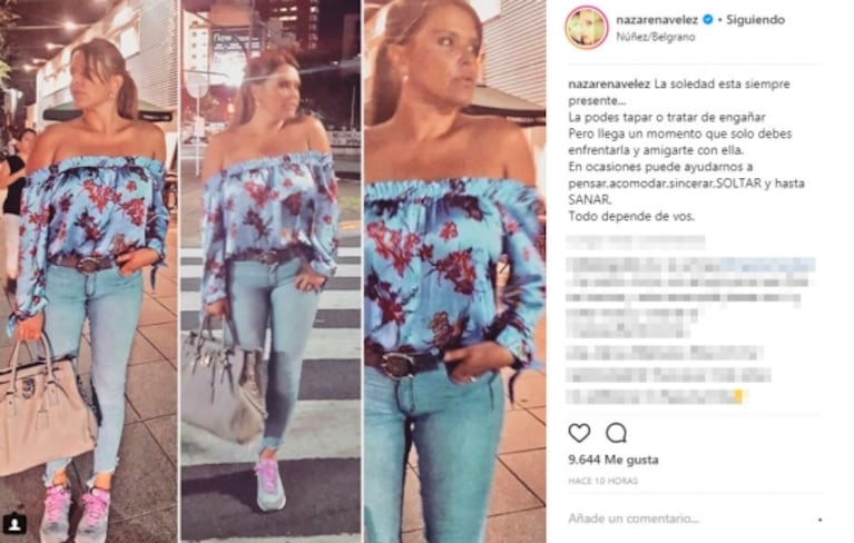 Nazarena Vélez blanqueó nuevo novio en San Valentín...¡y 24 horas después se separó!: fuerte posteo 