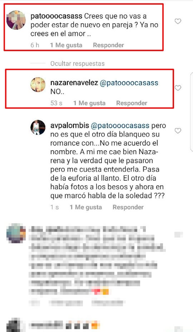 Nazarena Vélez blanqueó nuevo novio en San Valentín...¡y 24 horas después se separó!: fuerte posteo 