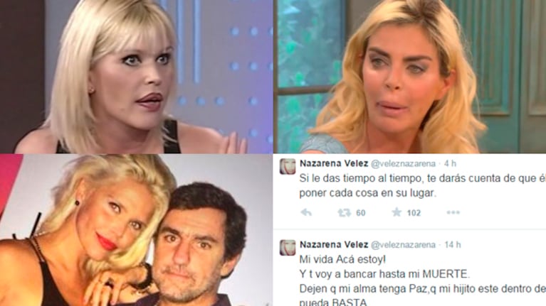 Nazarena Vélez, dolida por las declaraciones de Mancini (Fotos: Web).