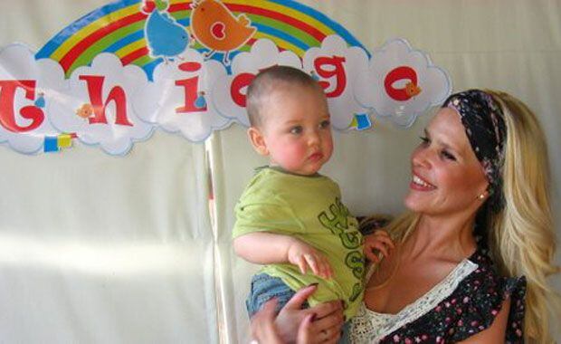 Nazarena Vélez festejó el primer añito de su hijo Thiago. (Foto: álbum familiar Nazarena Vélez)