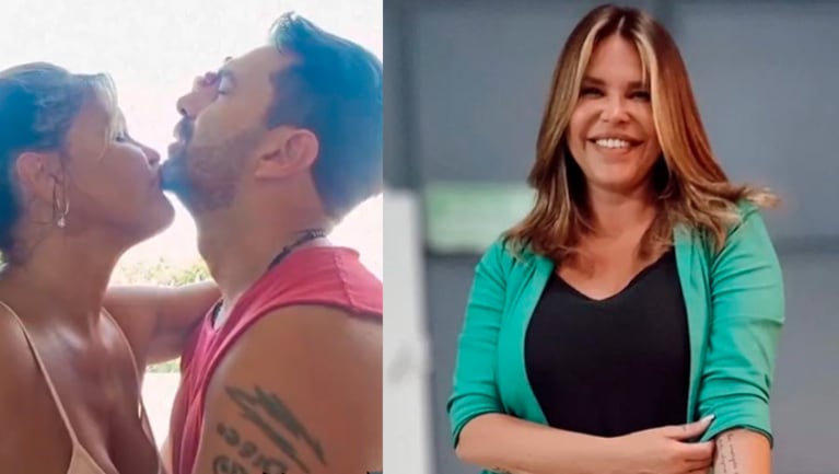 Nazarena Vélez mostró el video a los besos con su novio que se viralizó en las redes.