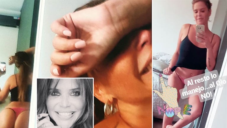 Nazarena Vélez, muy irónica y autocrítica con su lomazo. (Foto: Instagram)