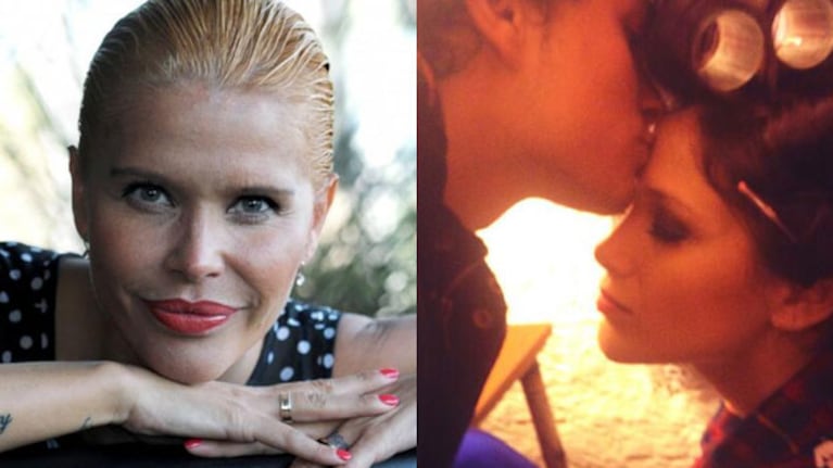 Nazarena Vélez publicó una foto muy dulce de Barbie con Augusto Schuster (Fotos: Web y Twitter).