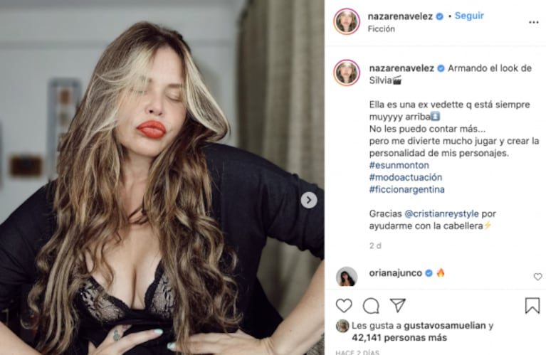 Nazarena Vélez se cambió radicalmente el look: extensiones larguísimas y llamativo "contorno"