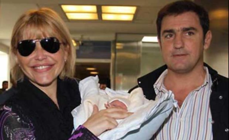 Nazarena Vélez, Thiago y Fabián Rodríguez, una familia feliz. (Foto: Web)