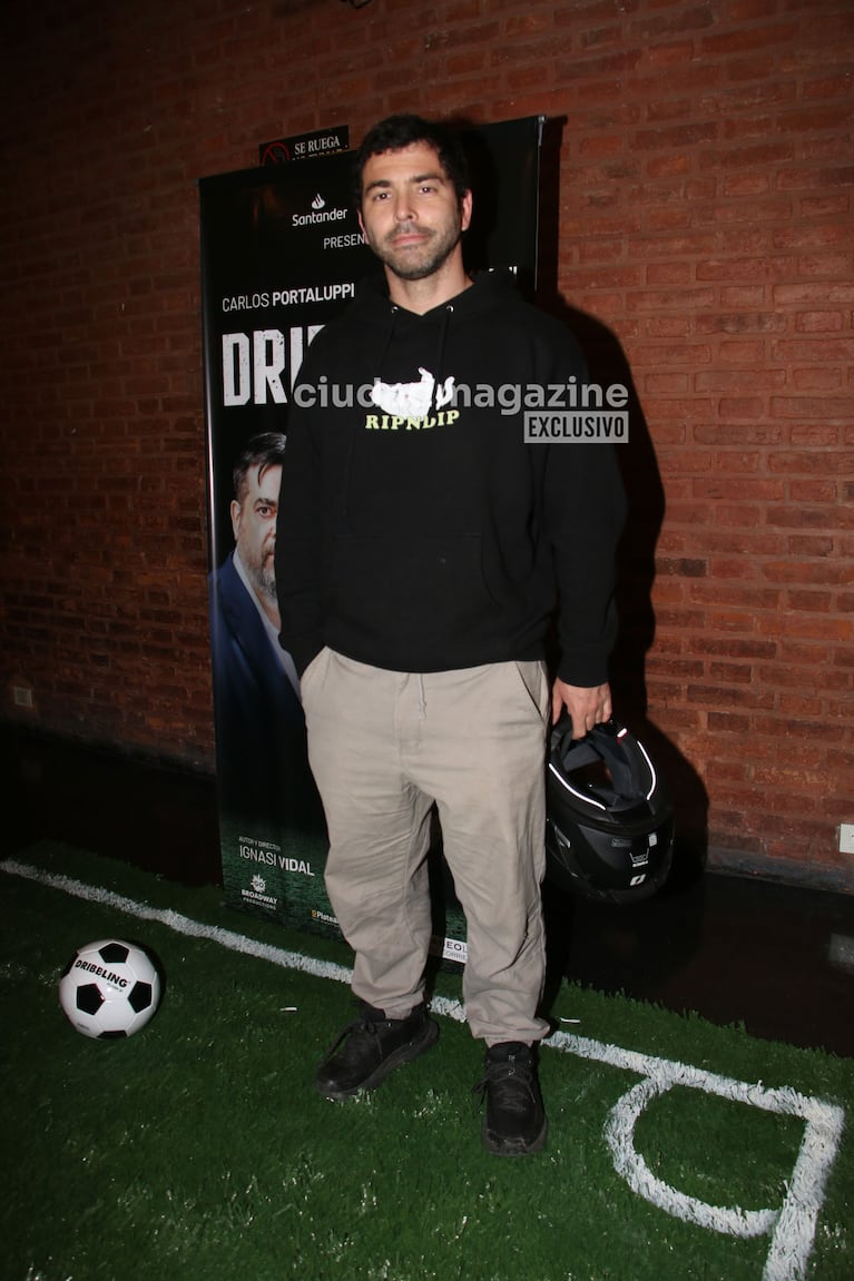 Nazareno Casero en el estreno de Dribbling (Foto: Movilpress).