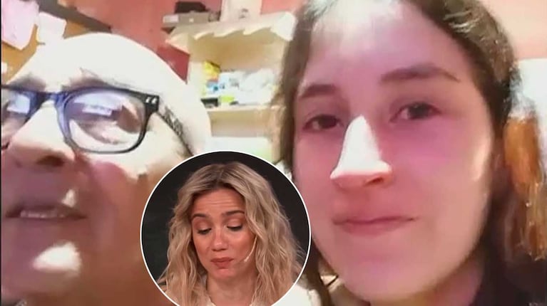 Nazarfena Di Serio, conmovida con el caso de Abril y su papá (Fotos: capturas eltrece)