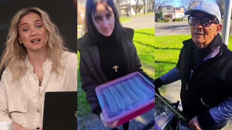 Nazarfena Di Serio, conmovida con el caso de Abril y su papá (Fotos: capturas eltrece)