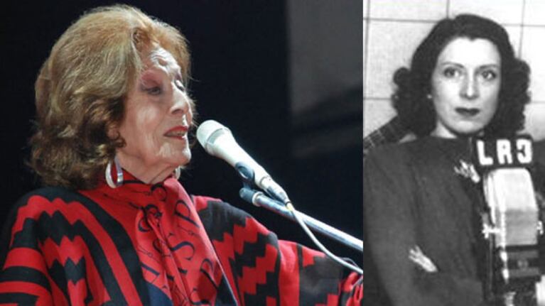 Nelly Omar murió a los 102 años en el CEMIC (Fotos: Web).