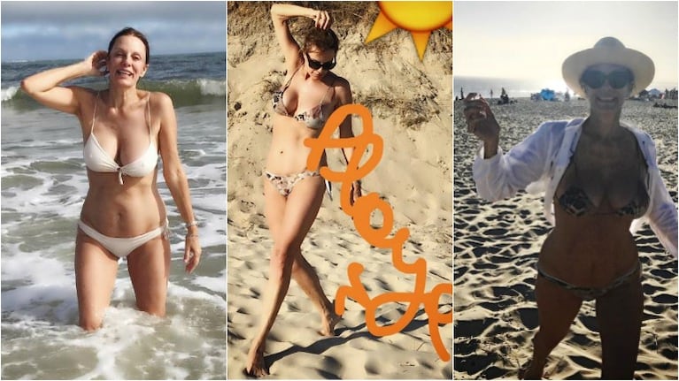 Nequi Galotti, diosa de 56 en las playas de José Ignacio: bikini, yoga... ¡y súper lomazo! Foto: Instagram