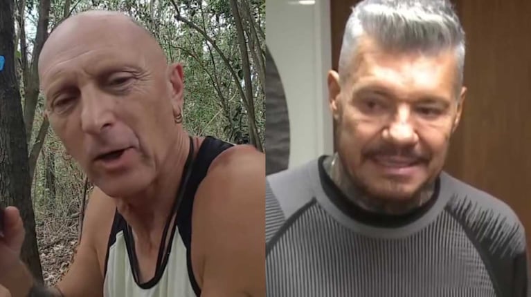 Néstor Varzé y Marcelo Tinelli (Fotos: captura América y Instagram @nestorvarze)