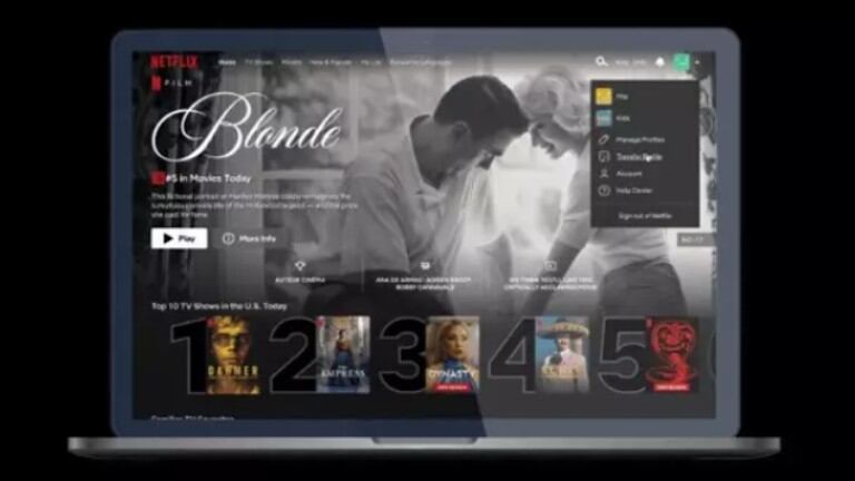 Netflix permite transferir perfiles configurados a cuentas de nueva creación.