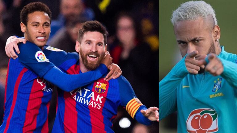 Neymar celebró la llegada de Lionel Messi al PSG.
