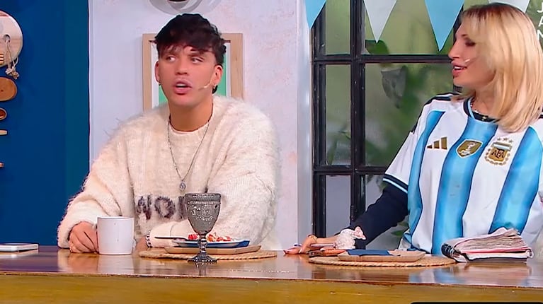 Nick Sicaro reveló si volvería con Daniela Celis tras confirmar la separación (captura de Telefe)