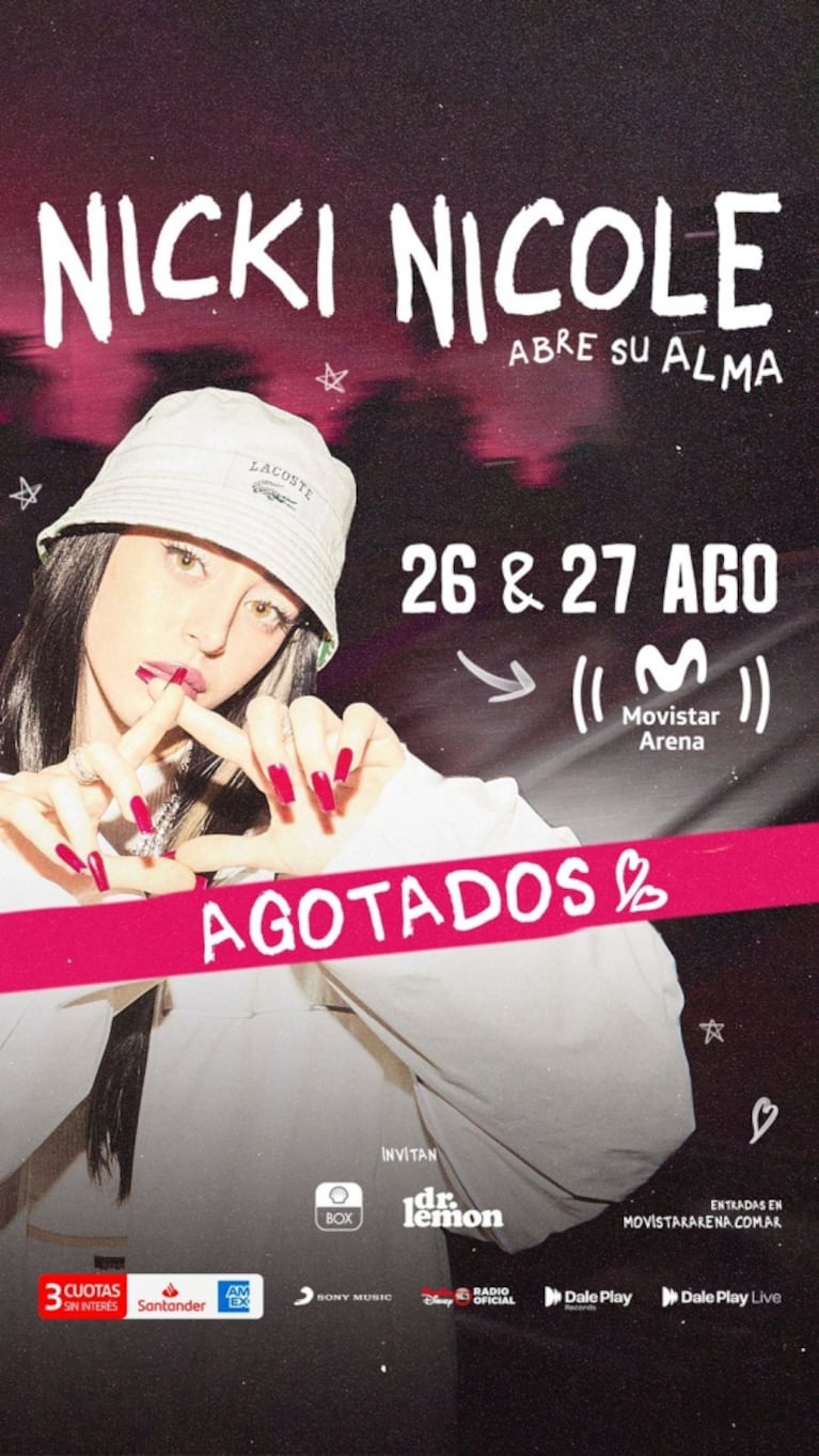 Nicki Nicole anunció un show en el Anfiteatro de Rosario: fecha y cómo conseguir las entradas