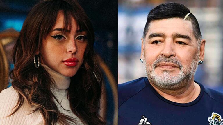 Nicki Nicole apuntó muy fuerte contra Diego Maradona.