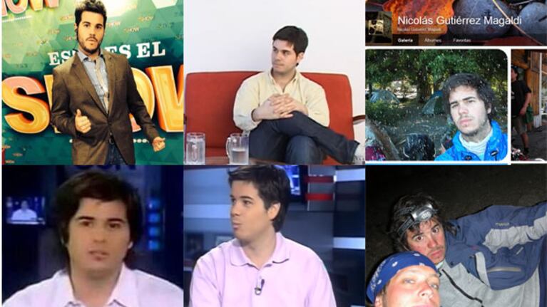 Nico Magaldi, según pasan los años. (Fotos: Web)
