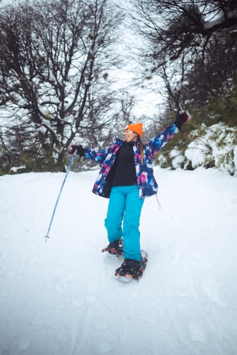 Nico Occhiato esquió en Cerro Bayo con Flor Jazmín Peña y Juan Marconi: las fotos en la nieve