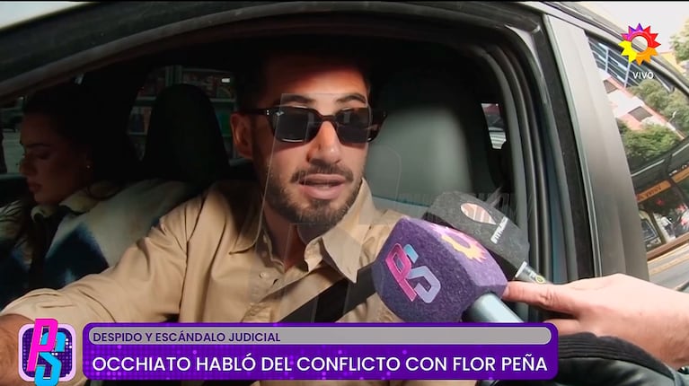 Nico Occhiato rompió el silencio sobre Florencia Peña tras el escándalo en Luzu