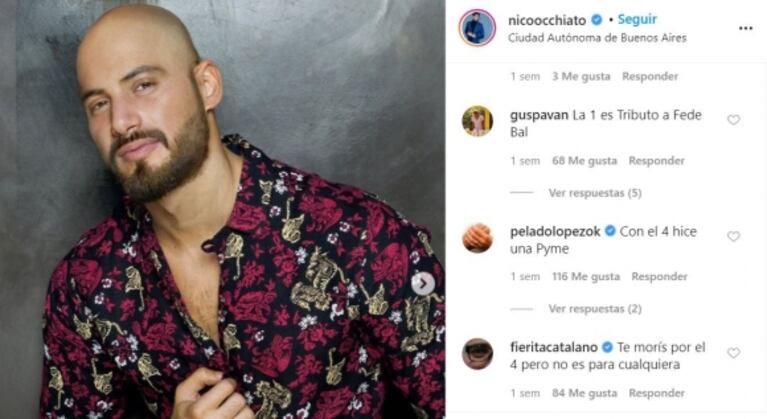 Nico Occhiato sometió a votación su cambio de look con cinco estilos diferentes: ¡mirá cómo quedó!