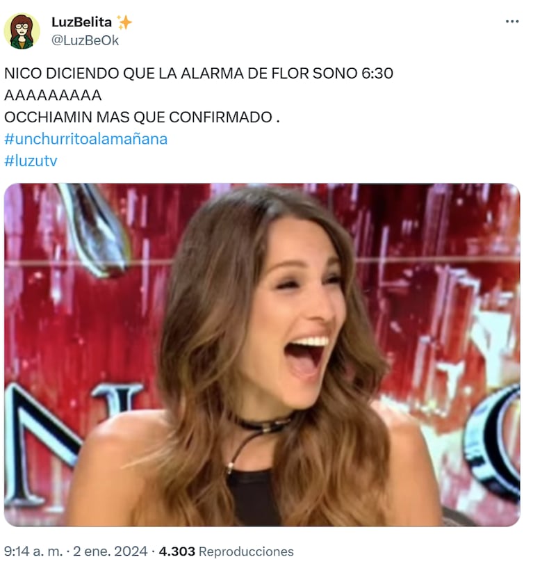 Nico Occhiato y Flor Jazmín Peña confirmaron su relación al aire en Luzu TV: la reacción de los fans