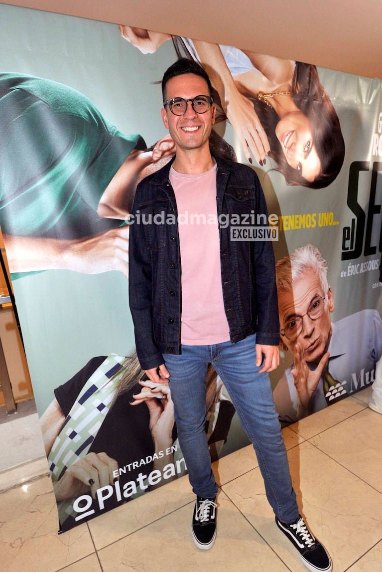 Nico Peralta fue a ver Mi Secreto (Foto: Movilpress).