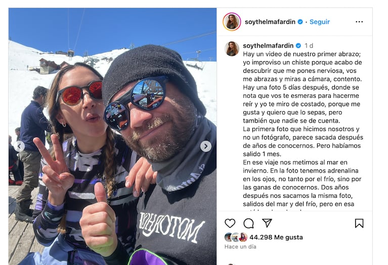 Nico Riera cumplió 40 años y lo celebró arriba del escenario: el emotivo mensaje de Thelma Fardín